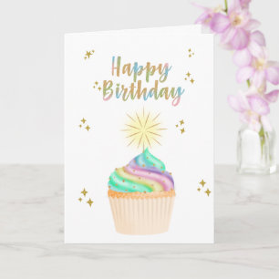 Unicorn Happy Birthday Karte
