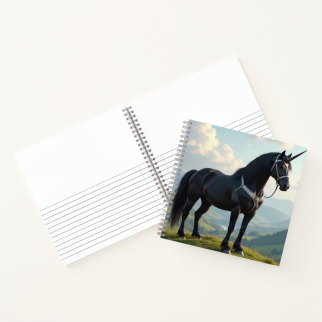 Unicorn Hardcover Notizbuch (Innenseite)