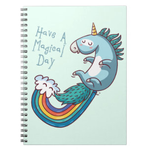 Unicorn "Have a Magical day" Notizblock