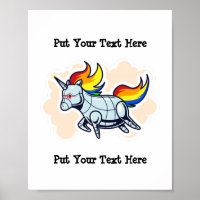 Unicorn Head clipart | Iron Unicorn Clipart
