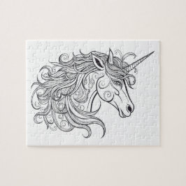 Unicorn Head Zeichnend klein