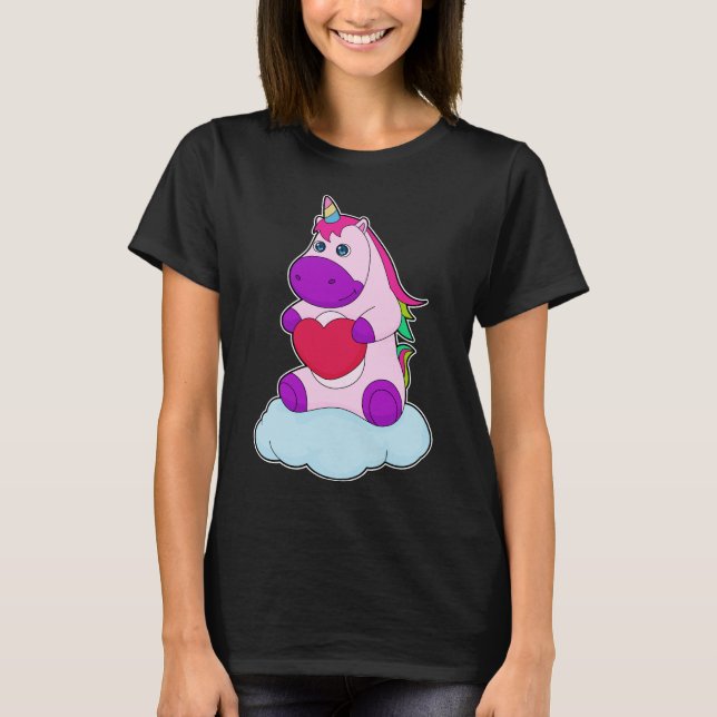 Unicorn Heart T-Shirt (Vorderseite)