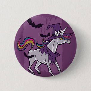 Unicorn Hexe Button