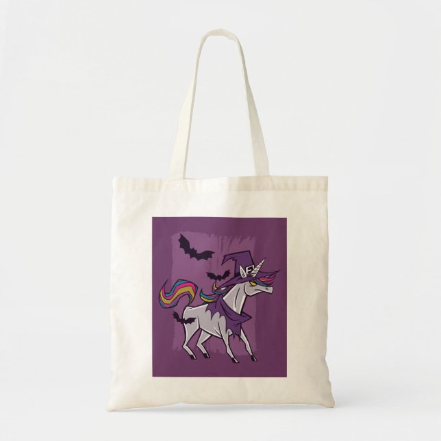 Unicorn Hexe Tragetasche (Vorne)