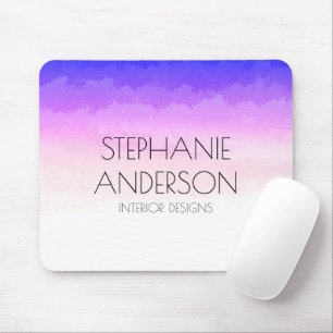 Unicorn Holografie Wasserfarbe Abstrakt Mousepad