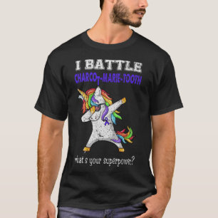 Unicorn I Battle Charcot-Marie-Tooth Awareness T-Shirt