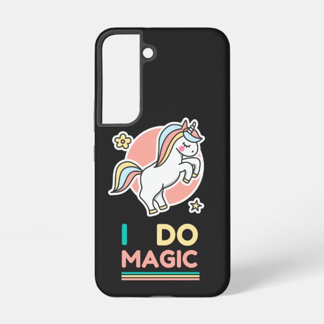 Unicorn - Ich mache Magie Samsung Galaxy Hülle (Rückseite)