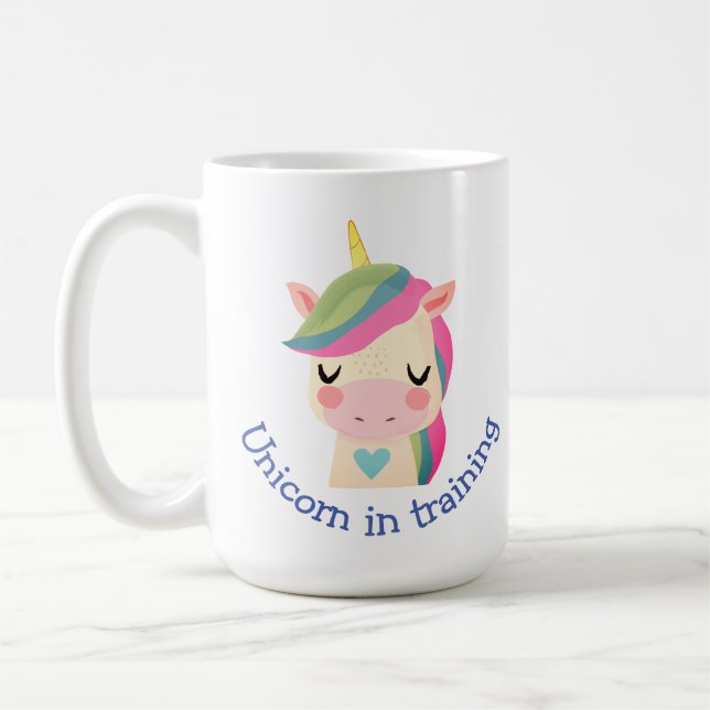 Unicorn im Angebot für Spaß am Training Kaffeetasse (Links)