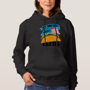 Unicorn im Taco Cooles Museum Schloss Montebello Hoodie