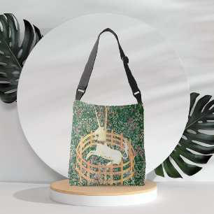 Unicorn In Captivity Tragetaschen Mit Langen Trägern