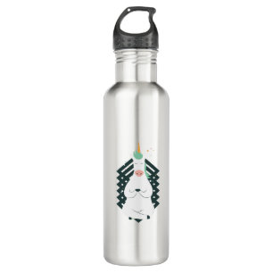 Unicorn in der Yoga-Pose Edelstahlflasche