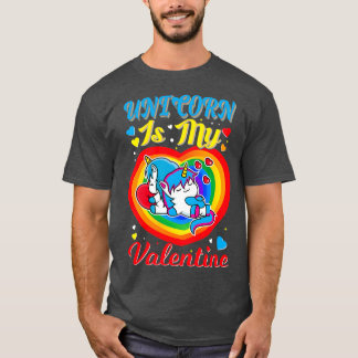 Unicorn ist mein Valentiner Klassiker T-Shirt