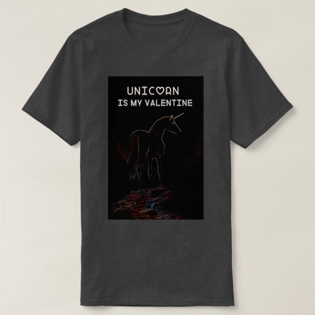 Unicorn ist meine Valentine Classic Copy Copy Copy T-Shirt (Design vorne)