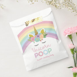 Unicorn Kack Rainbows Birthday Party Leckerei Geschenktütchen