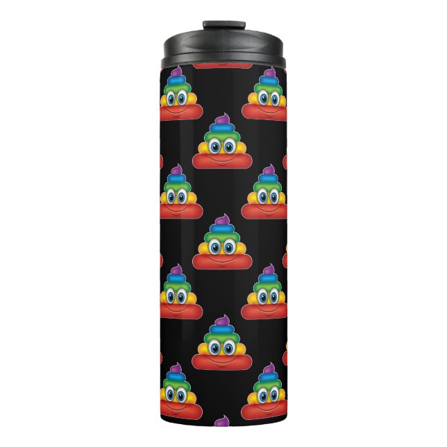 Unicorn kacken thermosbecher (Vorderseite)