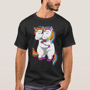 Unicorn Kinder Mädchen Jugend Frauen T-Shirt