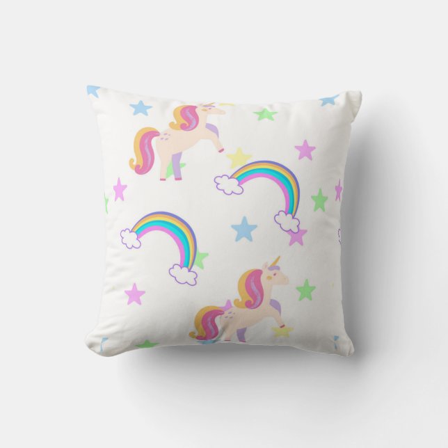 Unicorn-Kissen Kissen (Vorderseite)