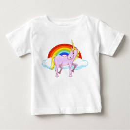 Unicorn Kleinkind Ruffle Dress Baby T-shirt