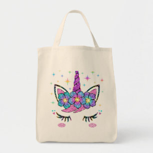 Unicorn Kostüm Rainbow Face Girls Tragetasche