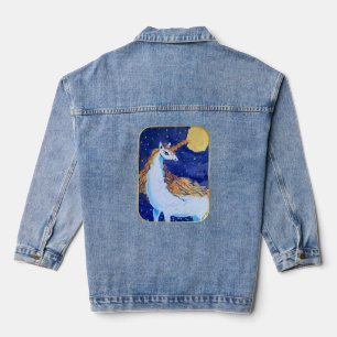Unicorn "Kunst von Kindern" Jeansjacke