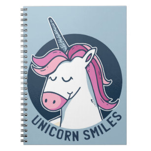 Unicorn Lächeln Notizblock