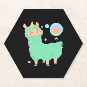 Unicorn Lama Untersetzer