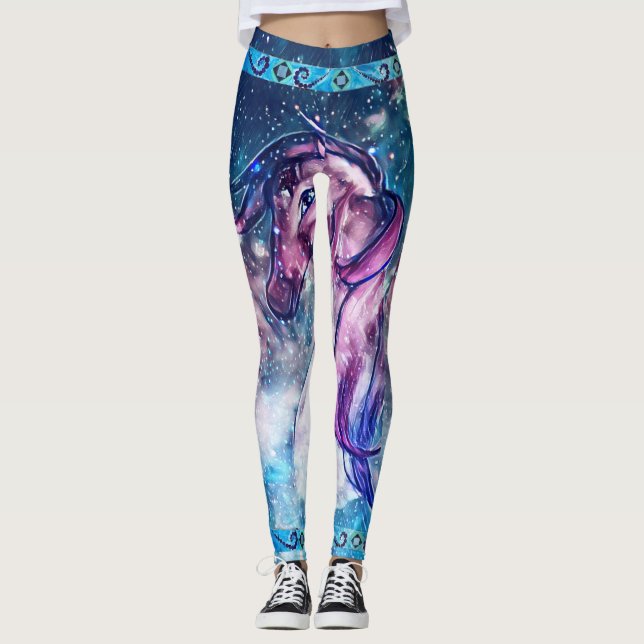 Unicorn-Leggings Leggings (Vorderseite)