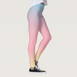 Unicorn-Leggings - PastellOmbre Steigung Leggings<br><div class="desc">Diese Leggings kennzeichnen ein ombre Steigungsmuster,  das vom Pastellblau verblaßt,  um in Gelb auszuzacken</div>