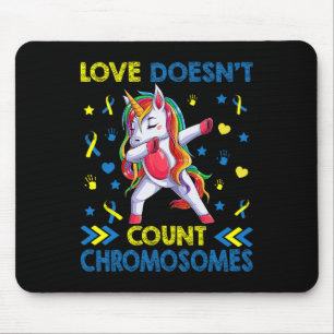 Unicorn-Liebe zählt kein Chromosom Mousepad