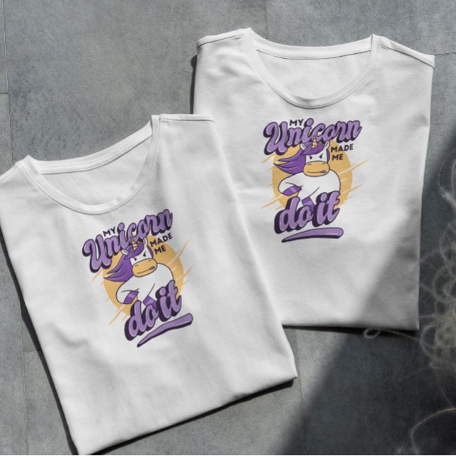 Unicorn ließ mich das machen T-Shirt (Von Creator hochgeladen)
