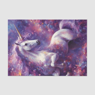 Unicorn Lila Mane-Entcoupage Seidenpapier