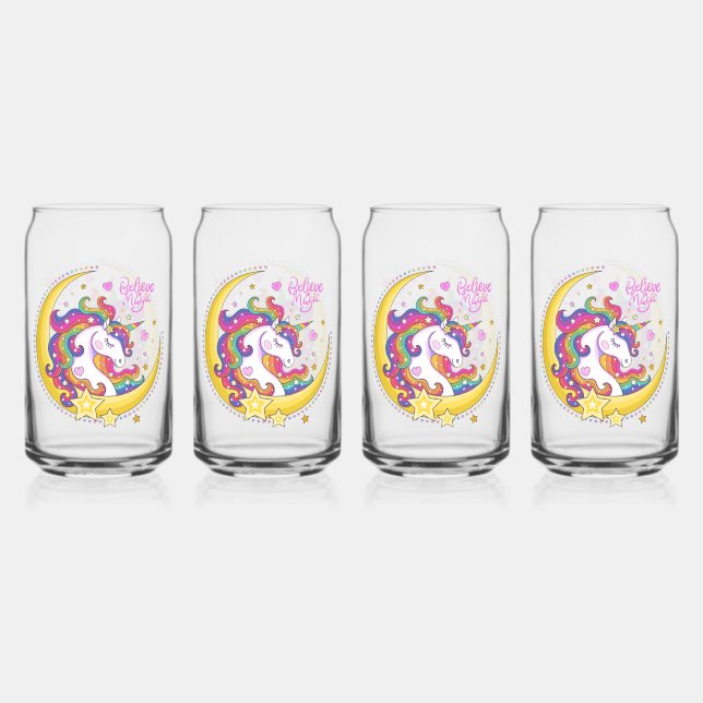 Unicorn Magic Glasses Dosenglas (Vorderseite)