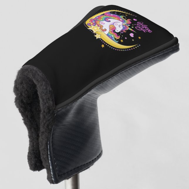 Unicorn Magic Golf Club Cover Golf Headcover (3/4 Vorderseite)