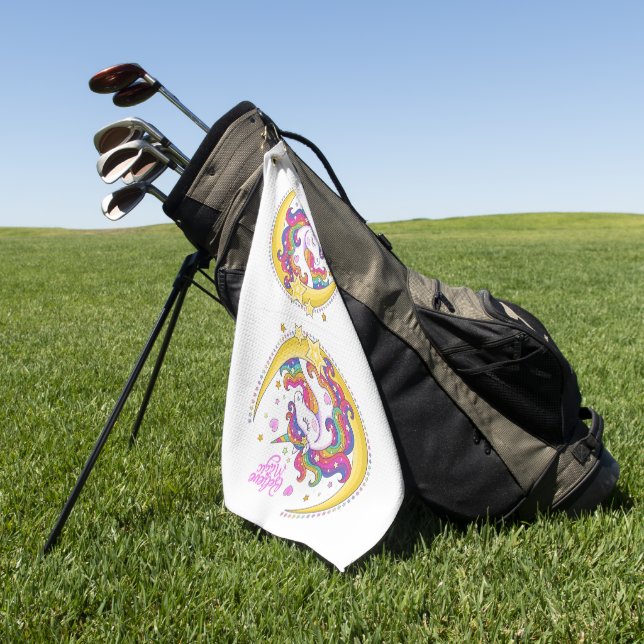 Unicorn Magic Golf Handtuch (Gras)