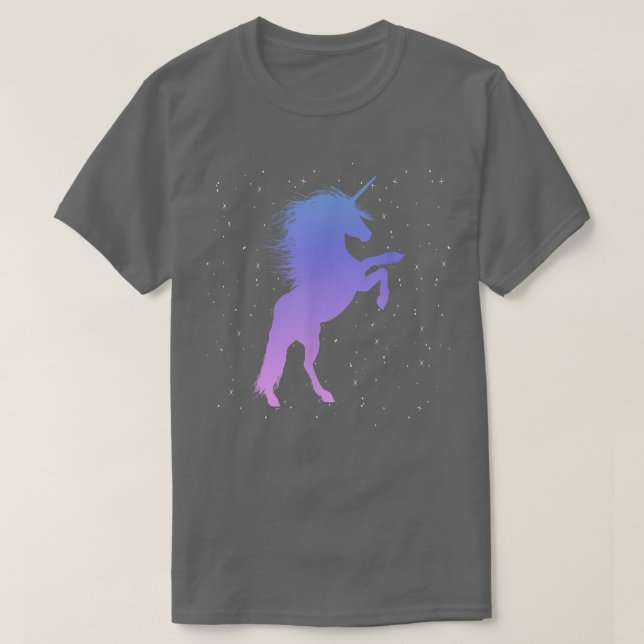 Unicorn Magic Horse Celestiars Starry Night S T-Shirt (Design vorne)