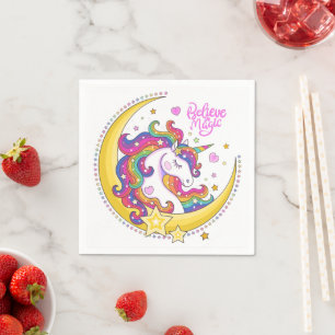 Unicorn Magic Paper Napkins Serviette