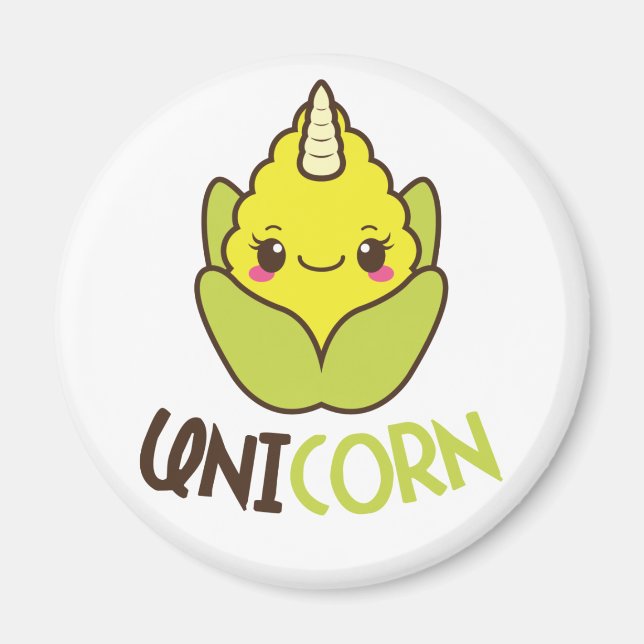 UniCORN Magical Corn Cob Magnet (Vorne)