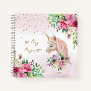 Unicorn Magical Creature Tägliche Zeichnungen Notizbuch