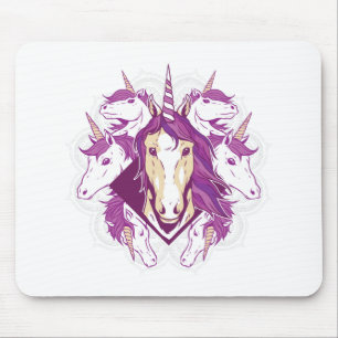 Unicorn mandala mousepad