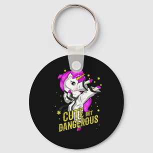 Unicorn Martial Arts Girl Gift Schlüsselanhänger