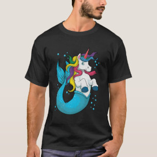 Unicorn Mermicorn Sea Magical Rainbow T-Shirt