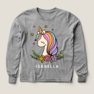 Unicorn mignon Whimsical Girl Nom personnalisé