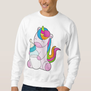Unicorn Milchflasche Sweatshirt