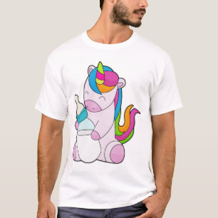 Unicorn Milchflasche T-Shirt
