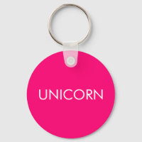 "Unicorn", minimalistisch, heiß rosa Fuchsienweiß