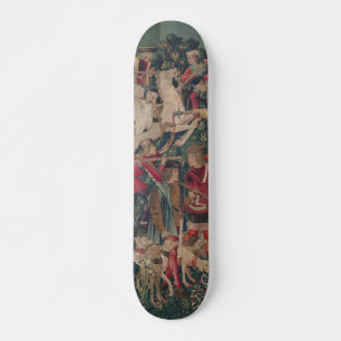 Unicorn Mittelalter Kunst, Dichtung und Musik Skateboard