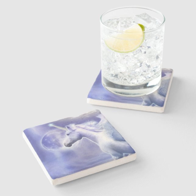 UNICORN MOON FLIGHT SHAFIRE STEINUNTERSETZER (Seitenansicht)