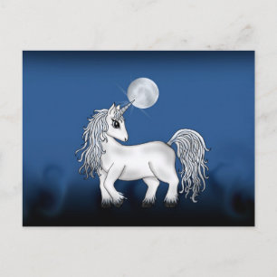 Unicorn Moon Postkarte