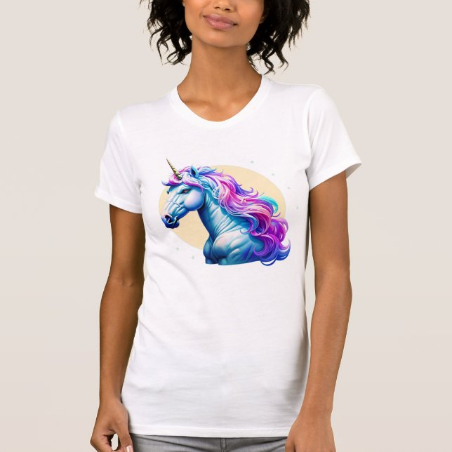 Unicorn Moonlight Dreams T-Shirt (Vorderseite)