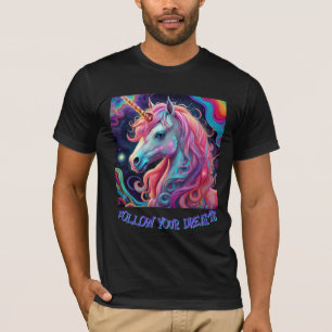 " UNICORN MULTICOLOR T - SHIRT "